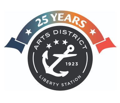 Logo 25th Anniversary l Arts District Liberty Station